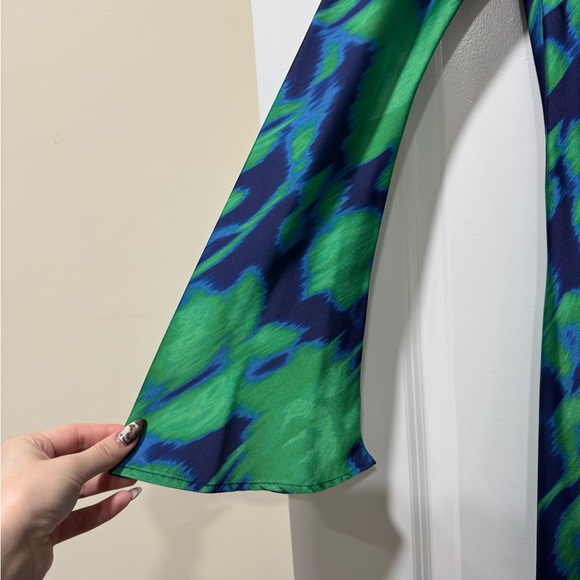 The Wolf Gang Calypso Maxi Dress in the "Ocean Haze" print - Picture 8 of 14